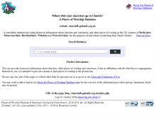 Tablet Screenshot of churchdb.gukutils.org.uk
